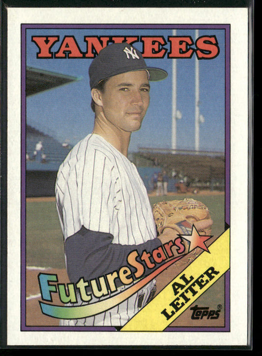 Al Leiter 1988 Topps #18a RC New York Yankees