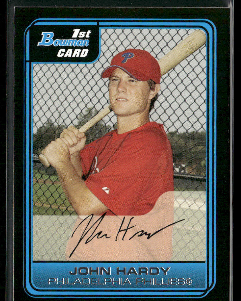 John Hardy 2006 Bowman Prospects #B96 Philadelphia Phillies