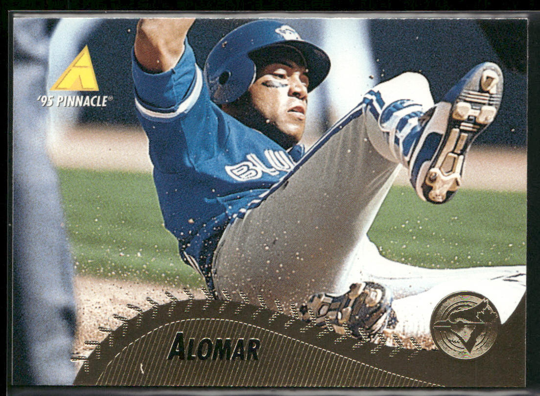 Roberto Alomar 1995 Pinnacle #222 Toronto Blue Jays