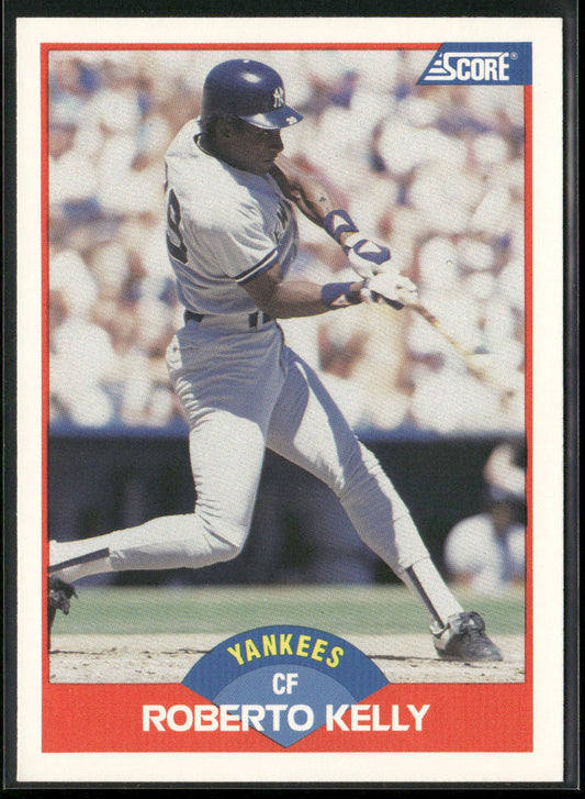 Roberto Kelly 1989 Score #487 New York Yankees