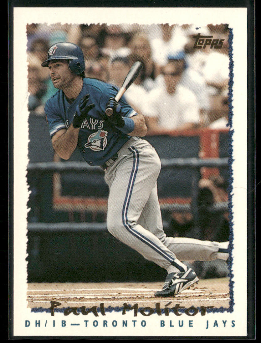 Paul Molitor 1995 Topps #30 Toronto Blue Jays
