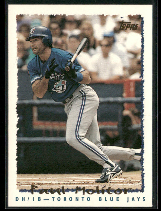 Paul Molitor 1995 Topps #30 Toronto Blue Jays