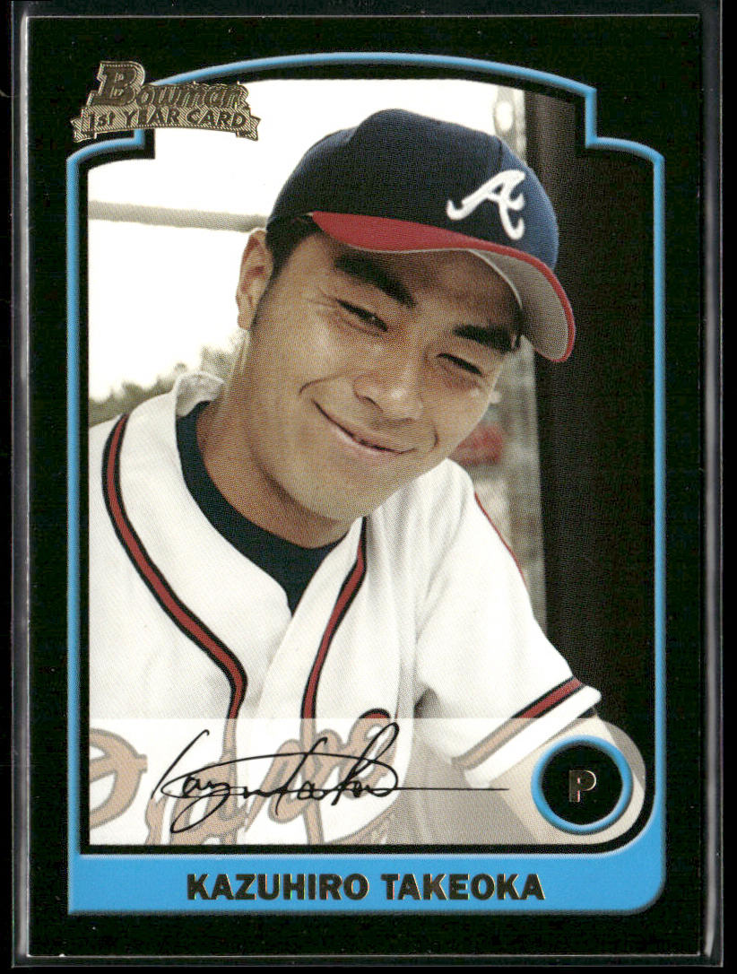 Kazuhiro Takeoka 2003 Bowman Gold #241 RC Atlanta Braves