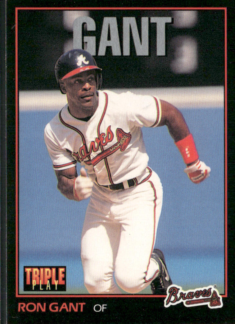 Ron Gant 1993 Triple Play #199 Atlanta Braves