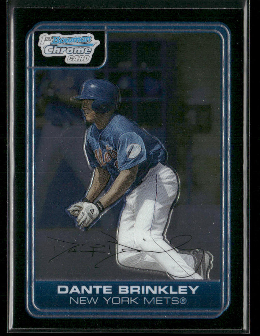 Dante Brinkley 2006 Bowman Chrome Prospects #BC54 New York Mets