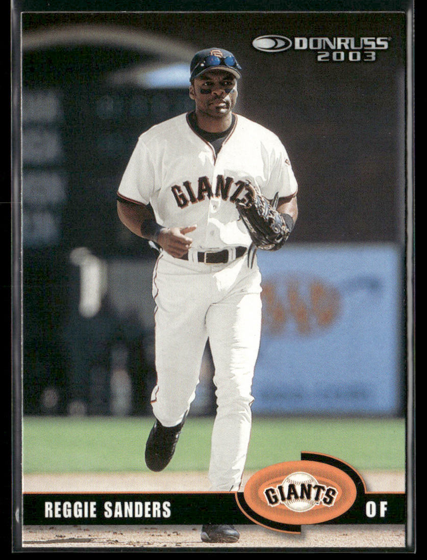 Reggie Sanders 2003 Donruss #385 San Francisco Giants