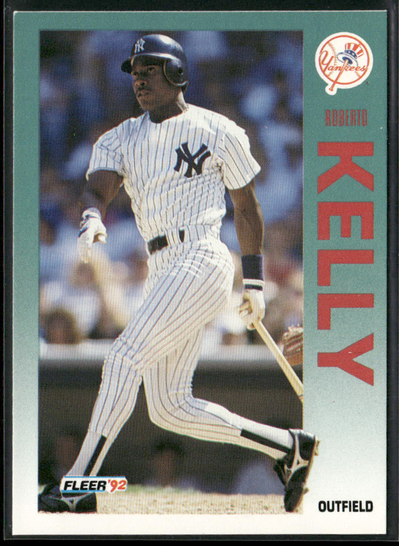 Roberto Kelly 1992 Fleer #234b New York Yankees