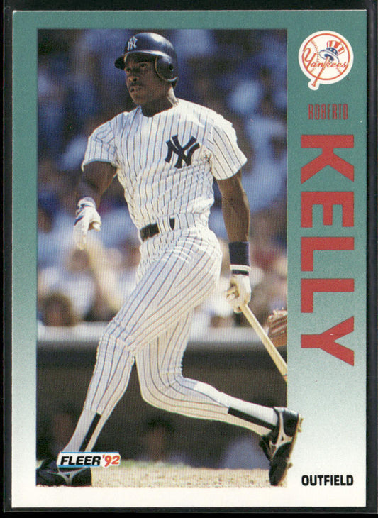 Roberto Kelly 1992 Fleer #234b New York Yankees