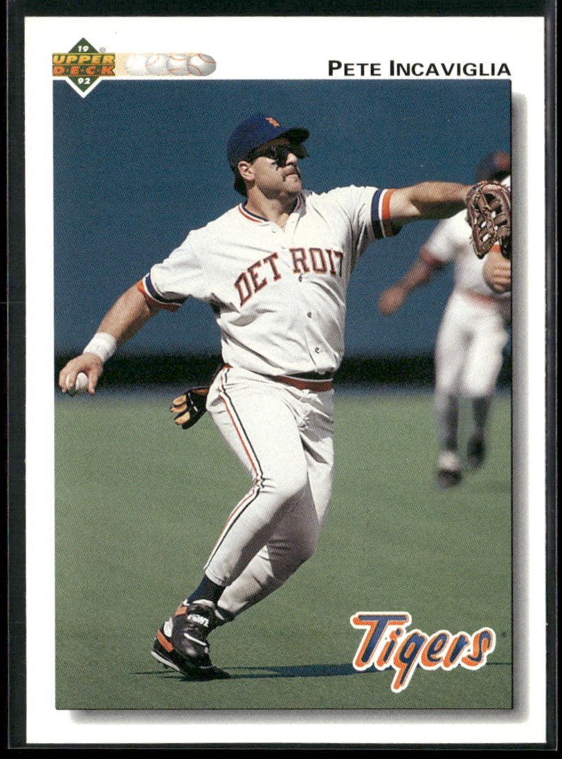 Pete Incaviglia 1992 Upper Deck #271 Detroit Tigers
