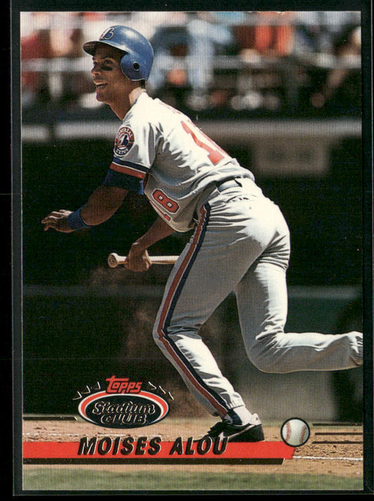 Moises Alou 1993 Stadium Club #239 Montreal Expos