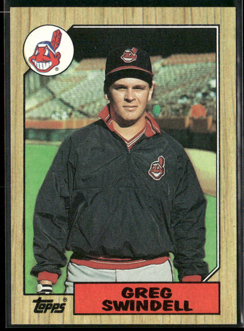Greg Swindell 1987 Topps #319 RC Cleveland Indians front