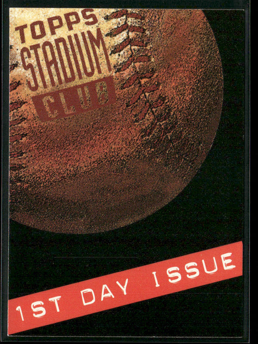1st Day Issue 1994 Stadium Club Info Cards #1