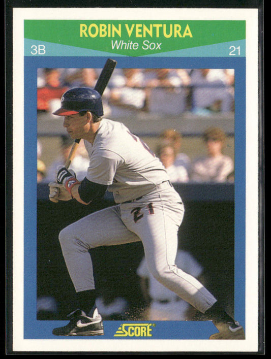 Robin Ventura 1990 Score 100 Rising Stars #96 Chicago White Sox front