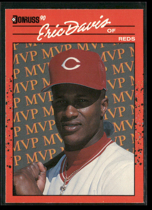 Eric Davis 1990 Donruss Bonus MVP's #BC-23 Cincinnati Reds front