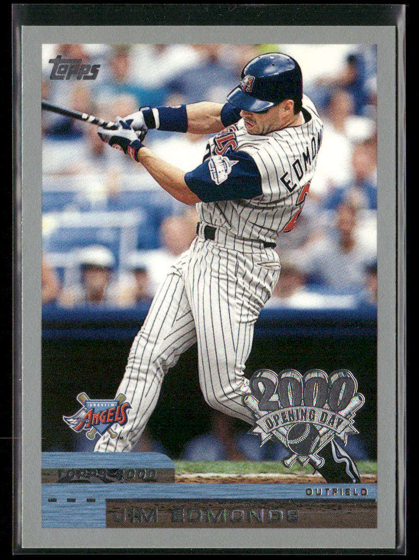Jim Edmonds 2000 Topps Opening Day #48 Anaheim Angels front