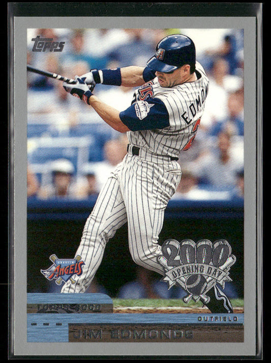 Jim Edmonds 2000 Topps Opening Day #48 Anaheim Angels front