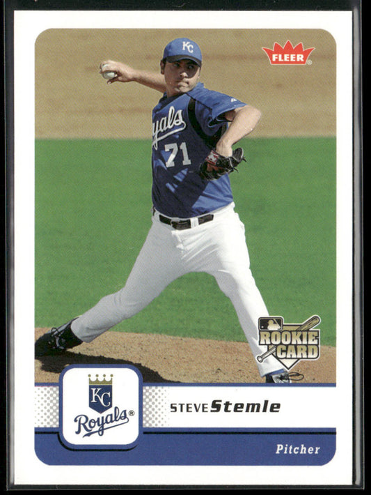 Steve Stemle 2006 Fleer #339 RC Kansas City Royals