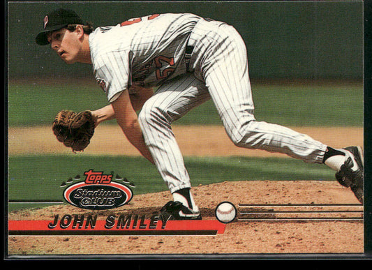 John Smiley 1993 Stadium Club #190 Minnesota Twins front