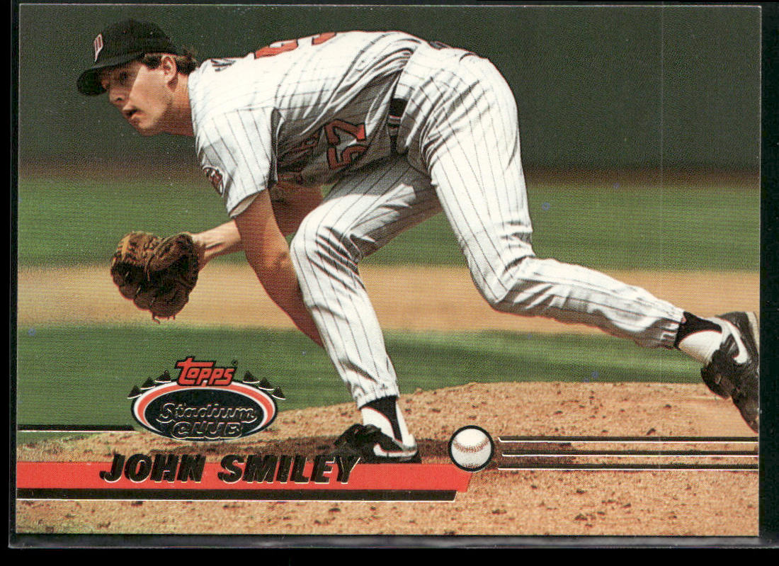 John Smiley 1993 Stadium Club #190 Minnesota Twins front