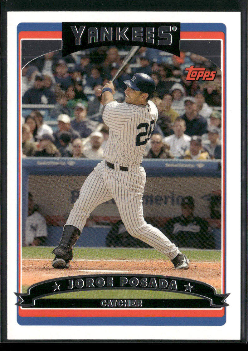 Jorge Posada 2006 Topps #40 New York Yankees front