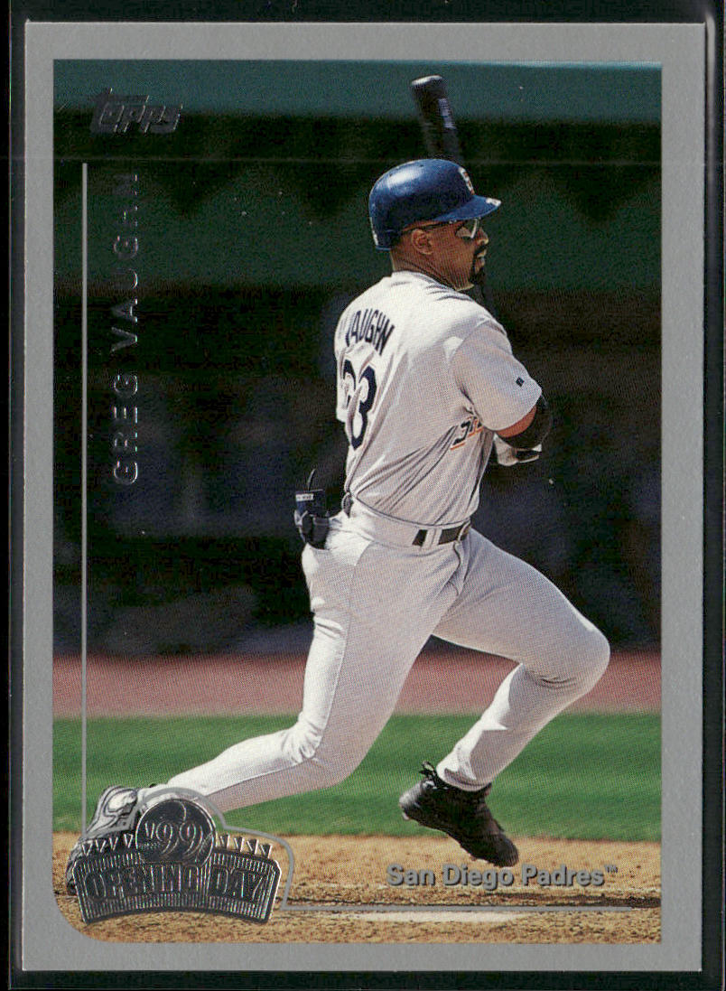Greg Vaughn 1999 Topps Opening Day #55 San Diego Padres front