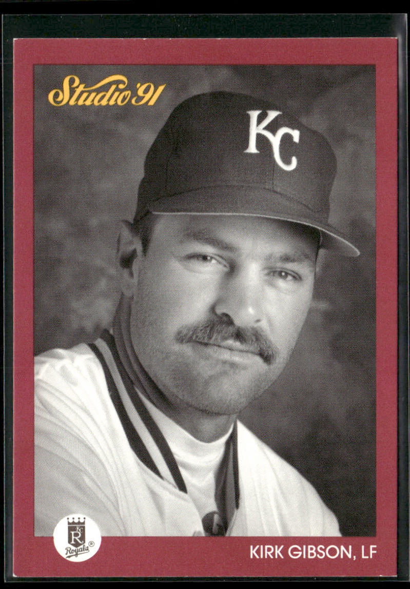 Kirk Gibson 1991 Studio #66 Kansas City Royals front