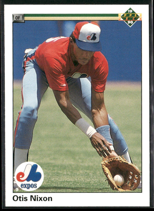 Otis Nixon 1990 Upper Deck #379 Montreal Expos