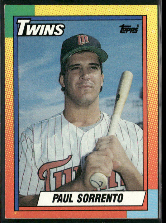 Paul Sorrento 1990 Topps Traded #119T RC Minnesota Twins front