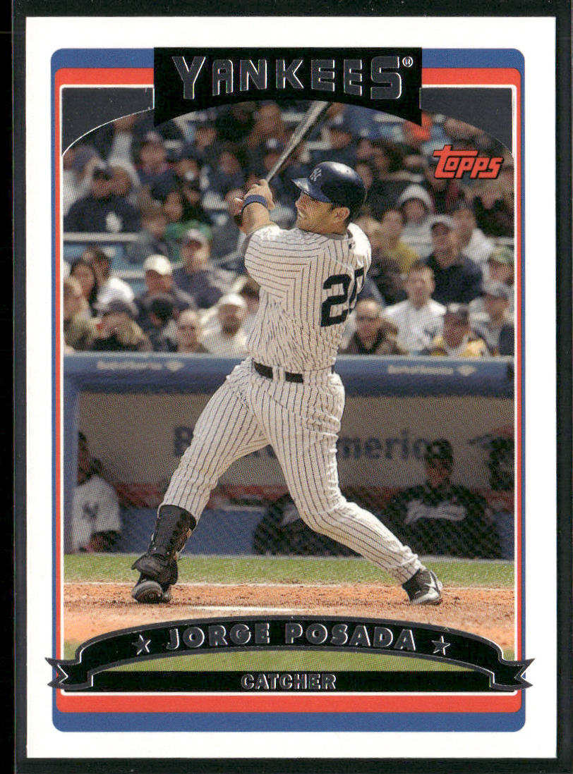 Jorge Posada 2006 Topps #40 New York Yankees front