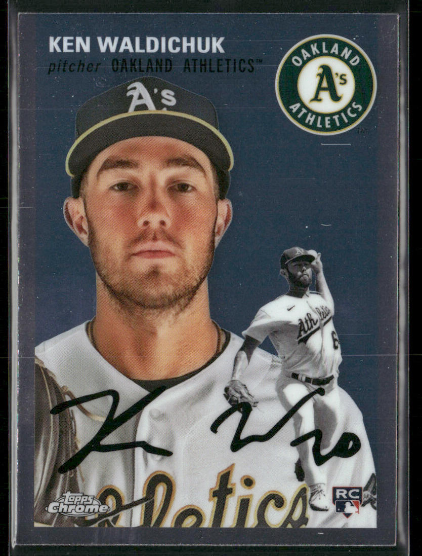 Ken Waldichuk 2023 Topps Chrome Platinum Anniversary #108 RC Oakland Athletics