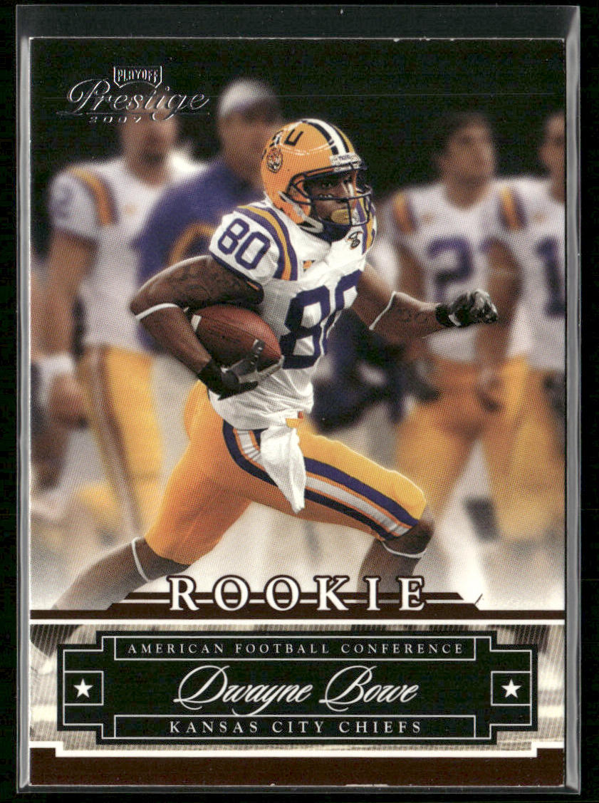 Dwayne Bowe 2007 Playoff Prestige #167 RC Kansas City Chiefs
