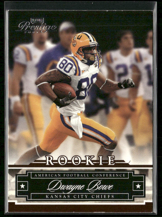 Dwayne Bowe 2007 Playoff Prestige #167 RC Kansas City Chiefs