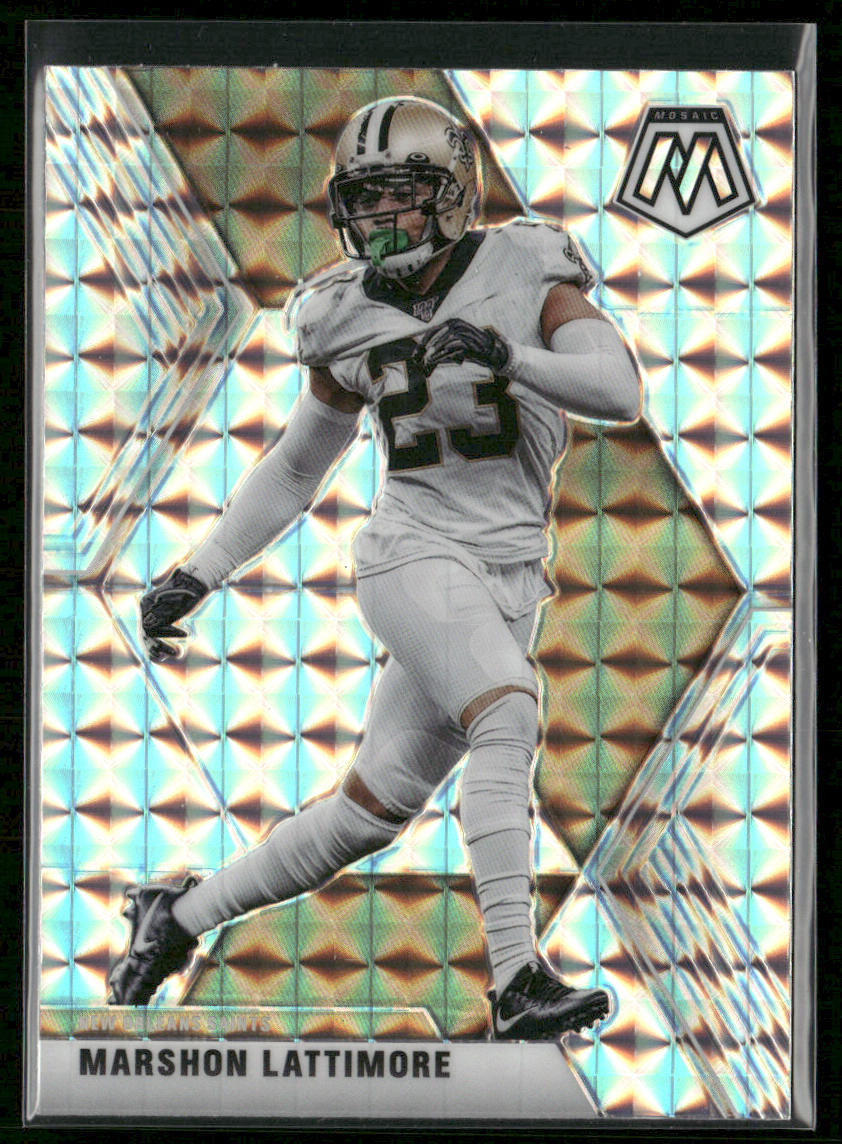 Marshon Lattimore 2020 Panini Mosaic Prizm Silver #148 New Orleans Saints