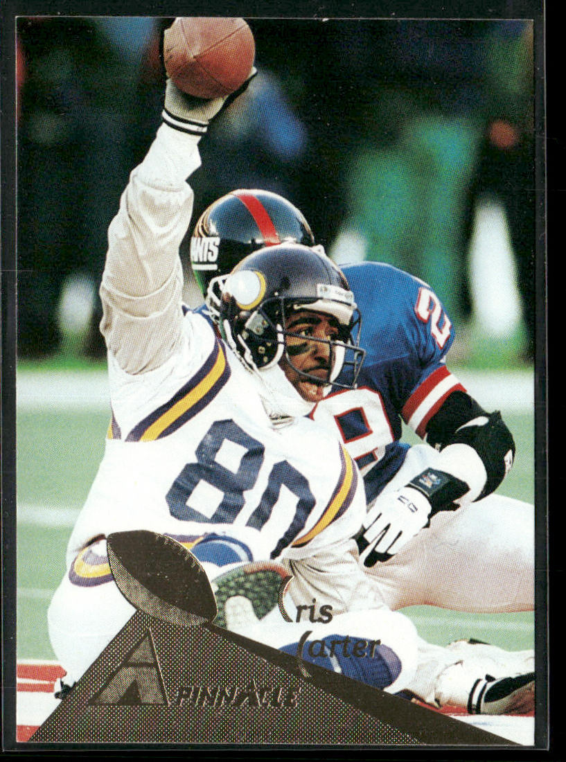 Cris Carter 1994 Pinnacle #19 Minnesota Vikings front