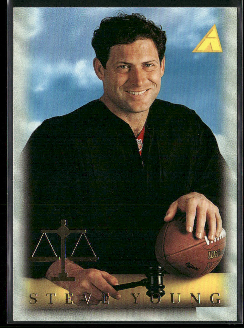 Steve Young 1995 Pinnacle #192 San Francisco 49ers front