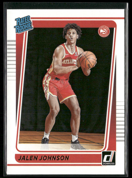Jalen Johnson 2021-22 Donruss #231 RC Atlanta Hawks