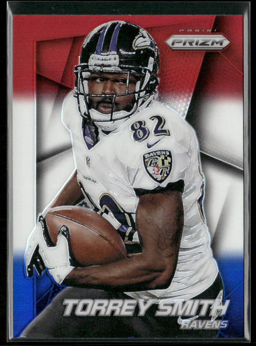 Torrey Smith 2014 Panini Prizm Red White And Blue Prizm #5 Baltimore Ravens