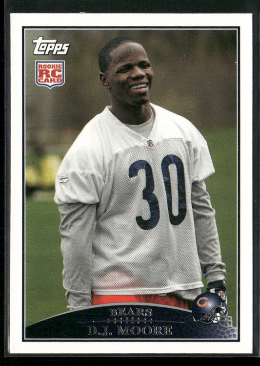 D.J. Moore 2009 Topps #359 RC Chicago Bears