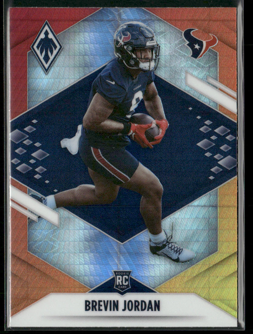 Brevin Jordan 2021 Panini Phoenix Fire Burst #181 RC Houston Texans