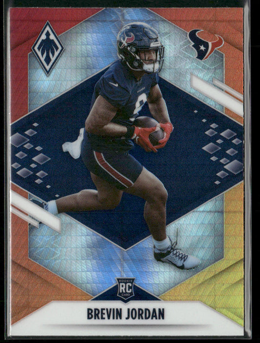 Brevin Jordan 2021 Panini Phoenix Fire Burst #181 RC Houston Texans