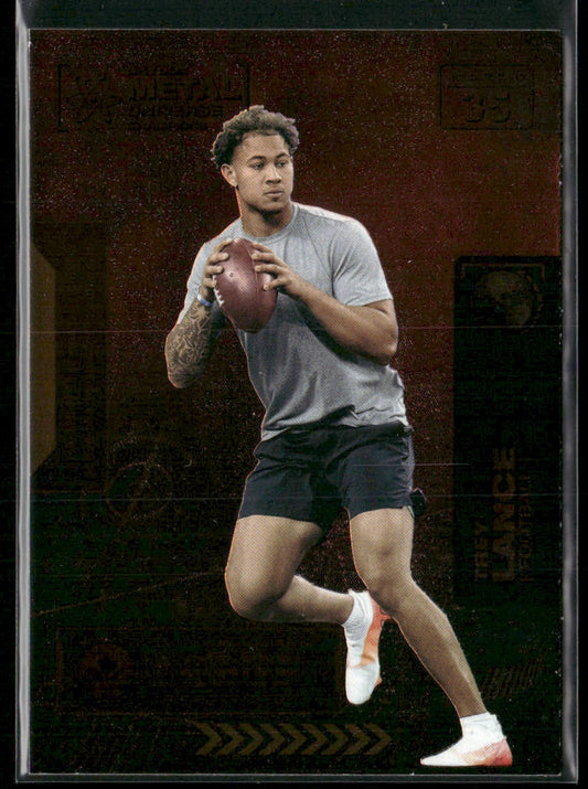 Trey Lance 2021 SkyBox Metal Universe Champions Copper #35