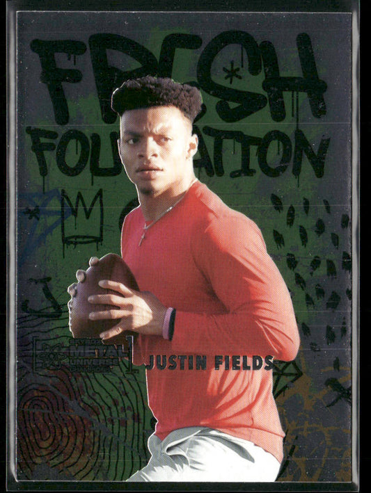 Justin Fields 2021 SkyBox Metal Universe Champions Fresh Foundation #FF35