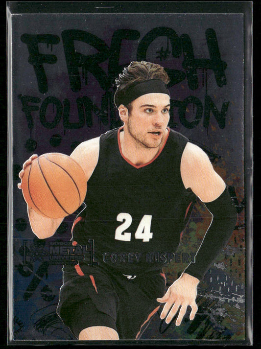 Corey Kispert 2021 SkyBox Metal Universe Champions Fresh Foundation #FF45