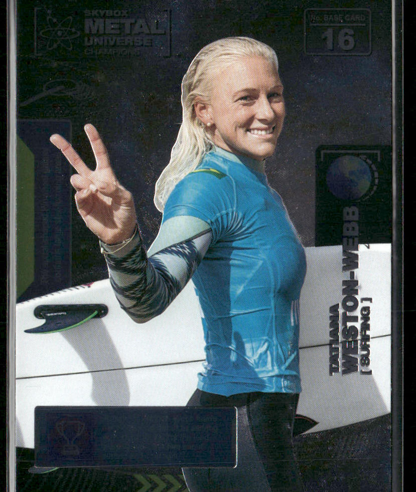 Tatiana Weston-Webb 2021 SkyBox Metal Universe Champions #16 front