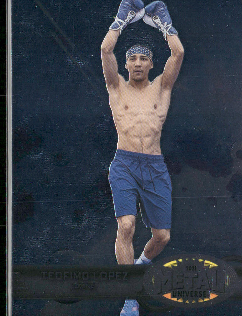 Teofimo Lopez 2021 SkyBox Metal Universe Champions 1997-98 Retro #RB-23