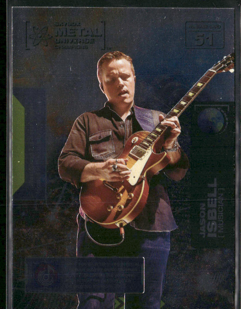 Jason Isbell 2021 SkyBox Metal Universe Champions #51 front