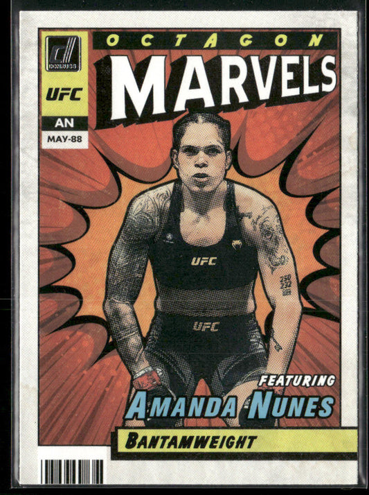 Amanda Nunes 2022 Donruss UFC Octagon Marvels #7