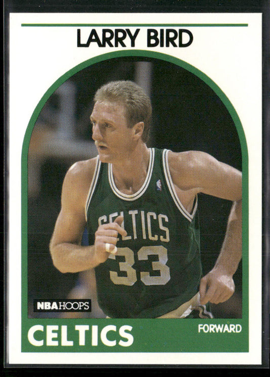 Larry Bird 1989-90 Hoops #150 Boston Celtics front
