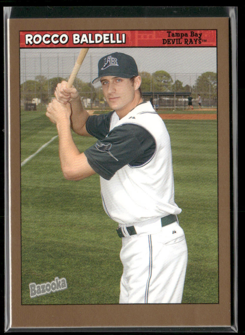 Rocco Baldelli 2006 Bazooka Gold Chunks #194 Tampa Bay Devil Rays