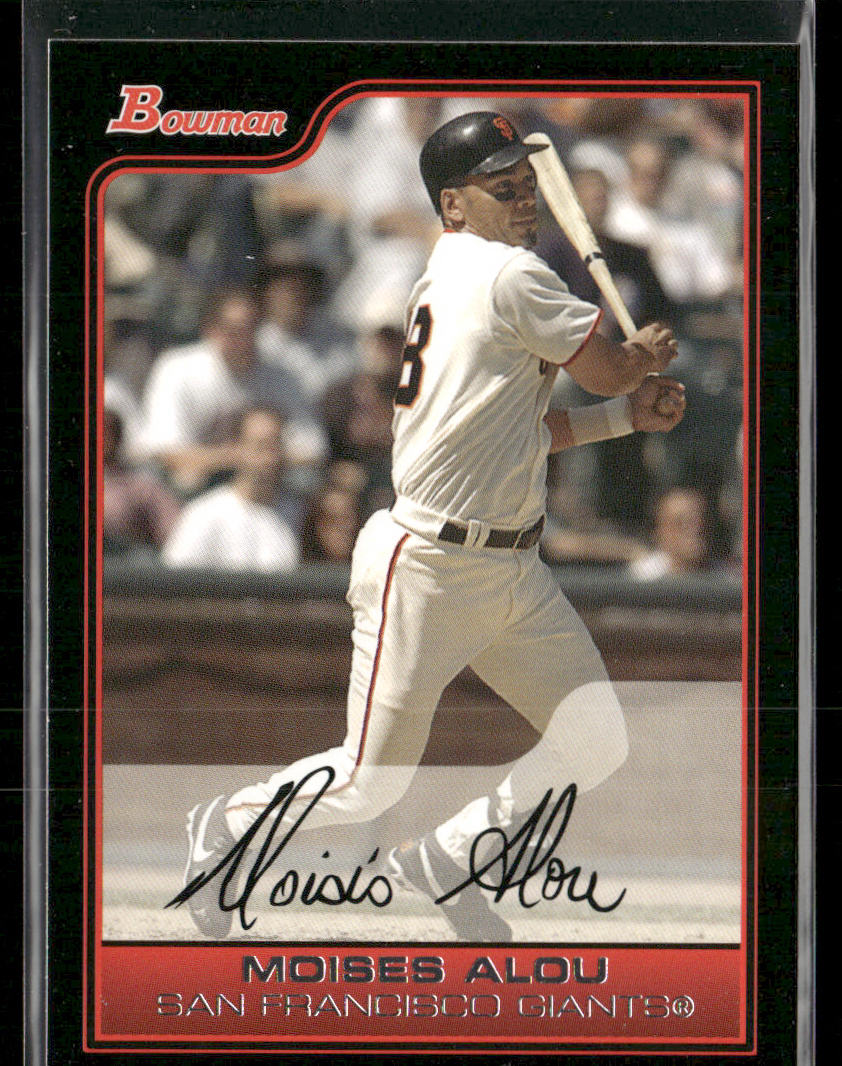 Moises Alou 2006 Bowman #49 San Francisco Giants